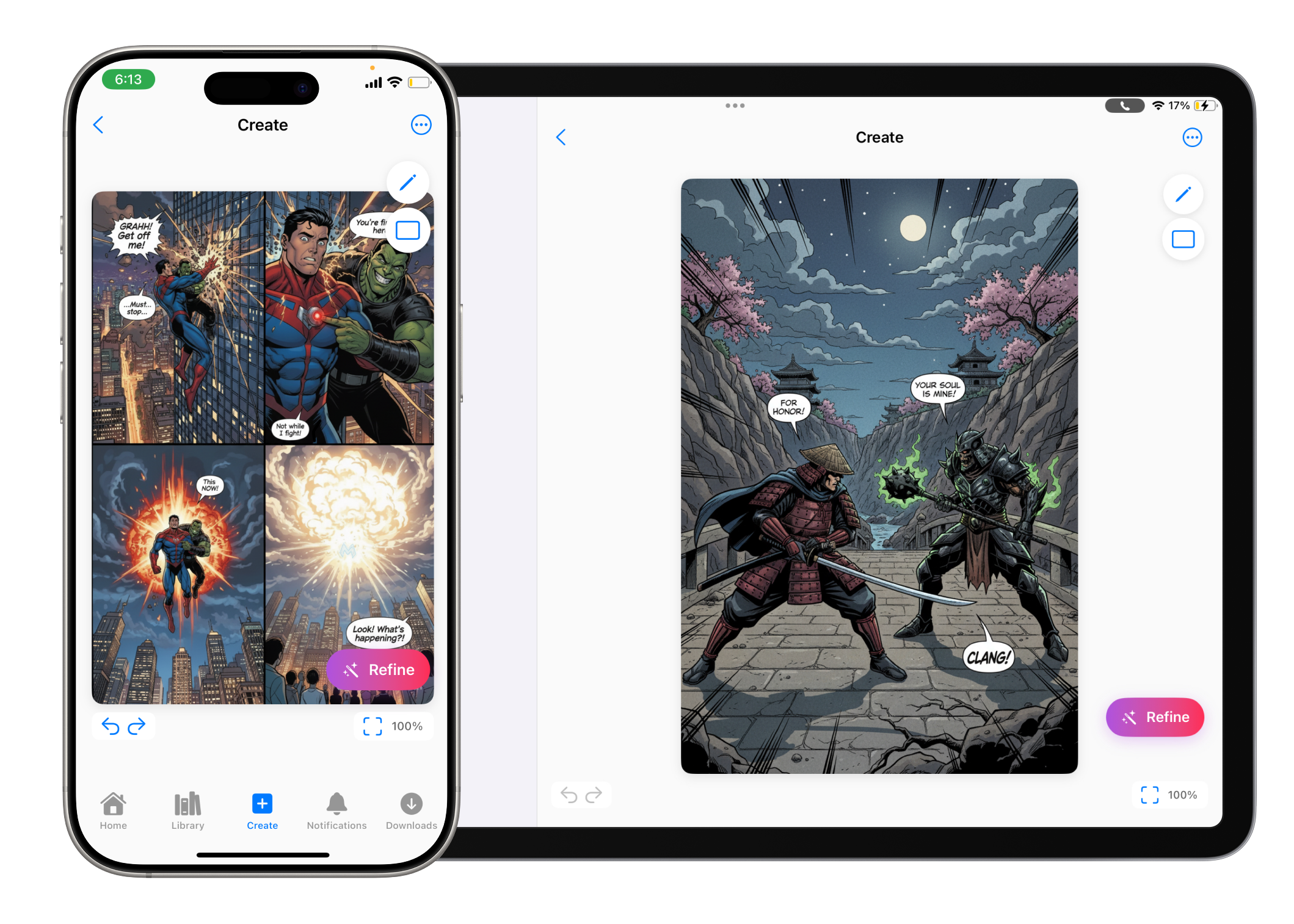 ComicVerse Create Studio Interface